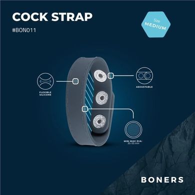 Эрекционное кольцо Boners Cock Strap S/M - фото