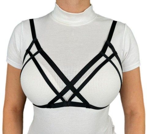 Портупея на груди з тканини Bijoux Pour Toi EMMA (упаковка від моделі CLARA)