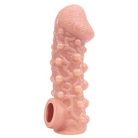 Насадка на пеніс з отвором для мошонки Kokos Cock Sleeve CS 010-L (пом'ята упаковка) - фото