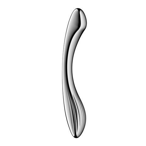 Двосторонній металевий фалоімітатор Satisfyer Pure Gravity 1 (22 см) - фото