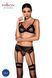 Комплект білизни Passion NESSY SET black S/M - фото товару