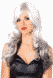 Парик Leg Avenue Allure Multi Color Wig Grey/Black