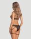 Эротический комплект Obsessive Euridia 2-pcs set XS/S черный - фото товара