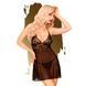 Сорочка со стрингами Penthouse Bedtime Story Black L/XL