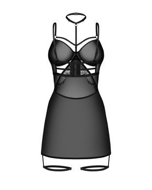 Сорочка Obsessive Arrowel Black chemise S/M