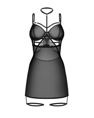 Сорочка Obsessive Arrowel Black chemise S/M