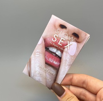 Полоски для орального секса Bijoux Indiscrets SLOW SEX - Oral sex strips - фото