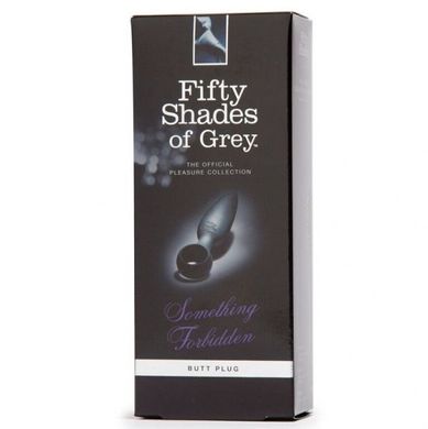 Анальная пробка с кольцом Fifty Shades of Grey "Кое-что запретное" - 2,6 см - фото