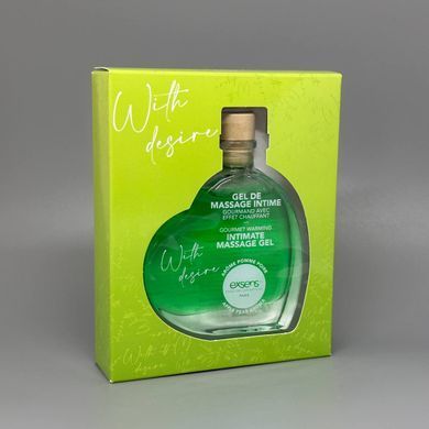 Масажна олія-гель розігріваюча EXSENS With Desire Apple Pear (50 мл) яблуко-груша (термін 04.2027) - фото