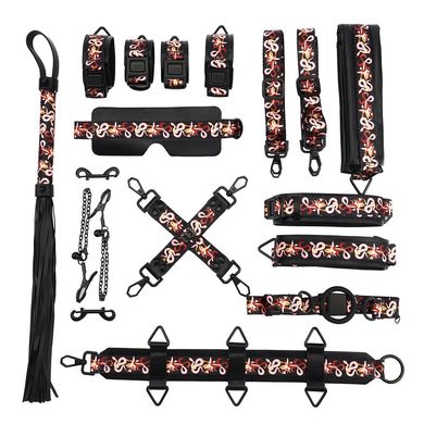 Набор БДСМ аксессуаров LOCKINK The Flowering Serpent Bondage Set (12 pcs) - фото