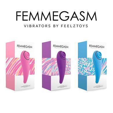 Стимулятор клитора FeelzToys FemmeGasm Tapping & Tickling Pink - фото