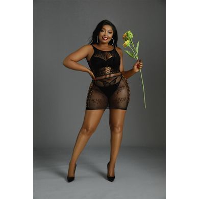 Платье-сетка Moonlight Plus Model 01 Black XL-XXXL, Черный, XL/XXXL