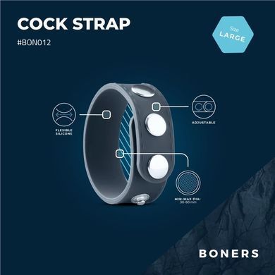 Ерекційне кільце Boners Cock Strap L - фото