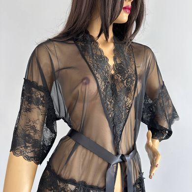 Еротичний пеньюар Noir Handmade Kissable Midnight Kiss Negligee S/M
