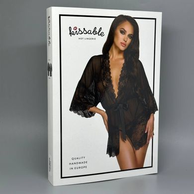 Еротичний пеньюар Noir Handmade Kissable Midnight Kiss Negligee S/M