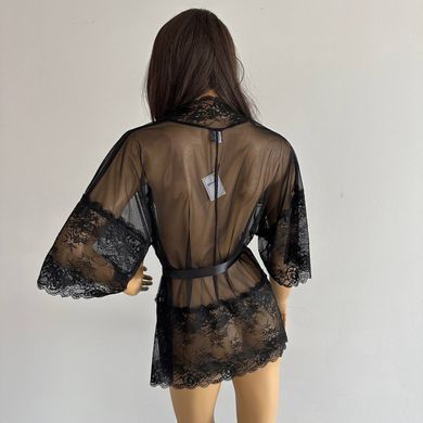 Еротичний пеньюар Noir Handmade Kissable Midnight Kiss Negligee S/M