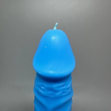 Свеча в виде члена Pure Bliss BIG Blue голубая