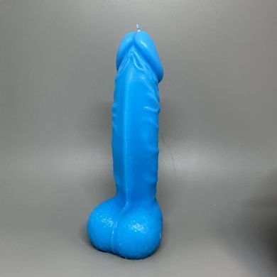 Свеча в виде члена Pure Bliss BIG Blue голубая