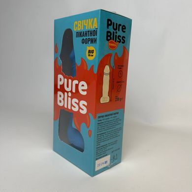 Свеча в виде члена Pure Bliss BIG Blue голубая