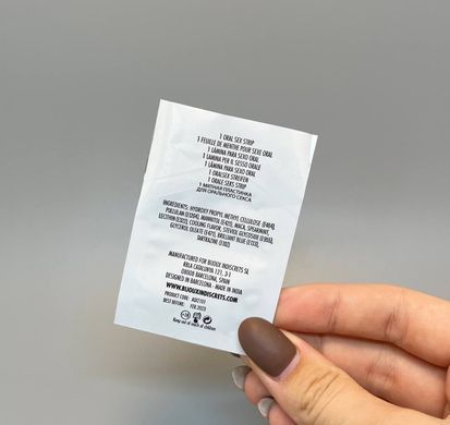 Смужки для орального сексу Bijoux Indiscrets SLOW SEX Oral sex strips - фото
