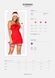 Эротический костюм новогодний Obsessive Kissmas chemise red S/M