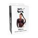 Портупея з екошкіри з шипами Art of Sex Milana XS-2XL біла