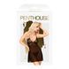 Сорочка зі стрінгами Penthouse Bedtime Story Black M/L
