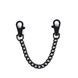 Наручники Liebe Seele Flower Rhythm Black and Red Leather Flowers Hand Cuffs - фото товару
