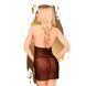 Сорочка зі стрінгами Penthouse Bedtime Story Black M/L