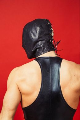 Маска D&A Deprivation mask Leather чорна