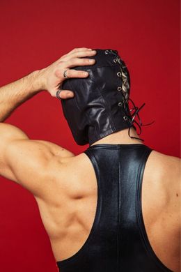 Маска D&A Deprivation mask Leather чорна