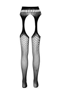 Еротичні колготки-бодістокінг Passion ECO S002 black - фото