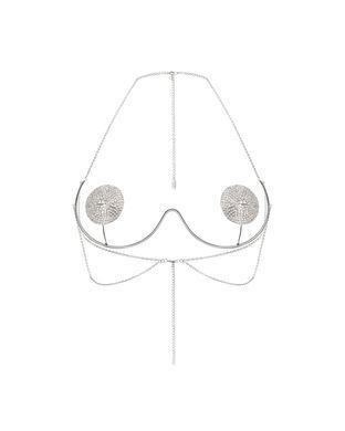 Украшение на грудь Obsessive Kisselie jewelry bra - фото