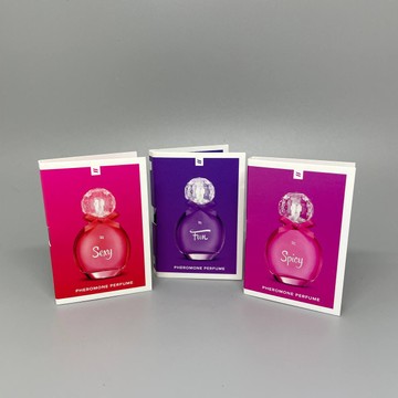 Набір пробників парфумів з феромонами Obsessive Perfume (3 шт х 1 мл)