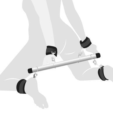 БДСМ розпірка Art of Sex Bondage Soft Touch BDSM Spreader, Чорний