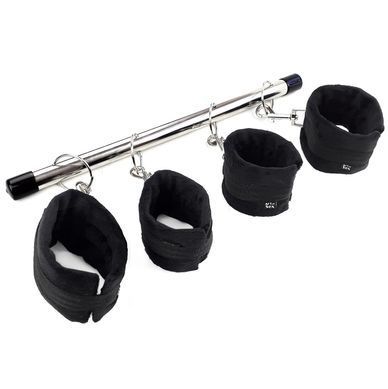 БДСМ розпірка Art of Sex Bondage Soft Touch BDSM Spreader, Чорний