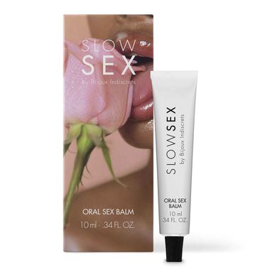 Bijoux Indiscrets SLOW SEX Oral sex balm бальзам для мінету та куні - фото