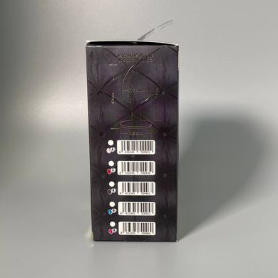 Анальна пробка зі стразом Alive Mini Metal Butt Plug M White (3,4 см) - фото