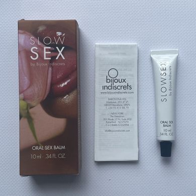 Bijoux Indiscrets SLOW SEX Oral sex balm бальзам для минета и куни - фото