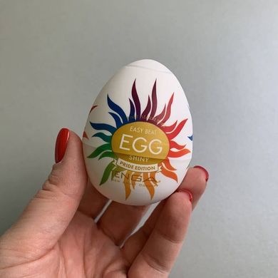 Набір яйце мастурбатор Tenga Egg Shiny + смачна змазка System JO м'ятний шоколад (30 мл)