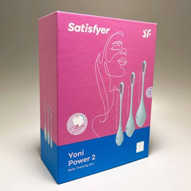 Набор вагинальных шариков Satisfyer Yoni Power 2 Light Blue - фото