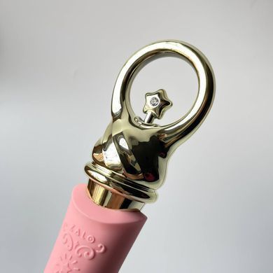 ZALO COURAGE Fairy Pink - вибратор&nbsp;для точки G с подогревом и гибкой головкой - фото