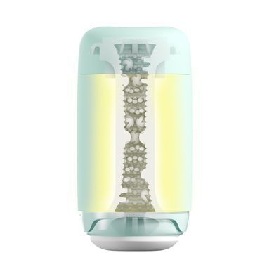 TENGA PUFFY MINT GREEN - вакуумний мастурбатор м'ятний - фото
