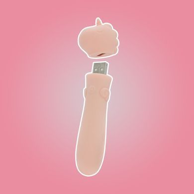Вибропуля-единорожка Unihorn USB Bullet Heart Throb - фото