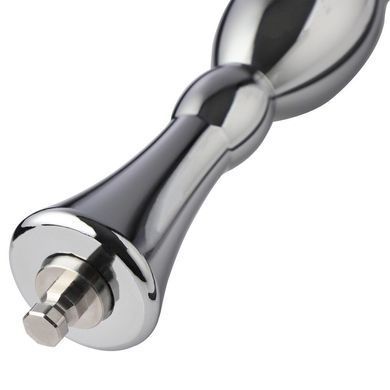 Металлический анальный плаг для секс-машин Hismith Bullet Anal Toy, Серебристый