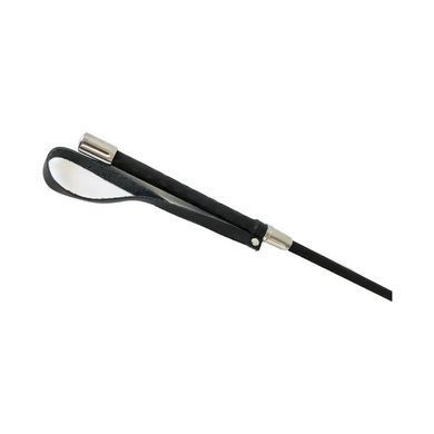 Стек цветок Liebe Seele Flower Rhythm Black and Red Leather Flowers Riding Crop 54,5 см - фото