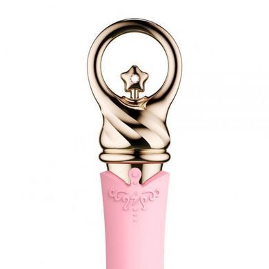 ZALO COURAGE Fairy Pink - вибратор&nbsp;для точки G с подогревом и гибкой головкой - фото