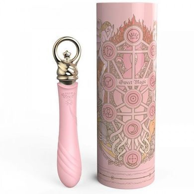 ZALO COURAGE Fairy Pink - вибратор&nbsp;для точки G с подогревом и гибкой головкой - фото