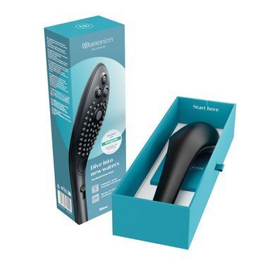 Насадка-стимулятор для душу 2в1 Womanizer Wave Black - фото