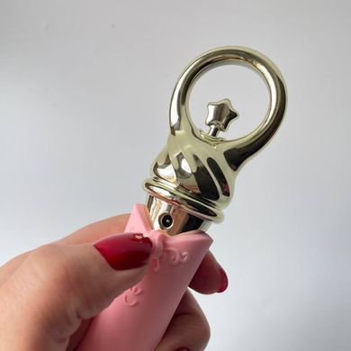 ZALO COURAGE Fairy Pink - вибратор&nbsp;для точки G с подогревом и гибкой головкой - фото